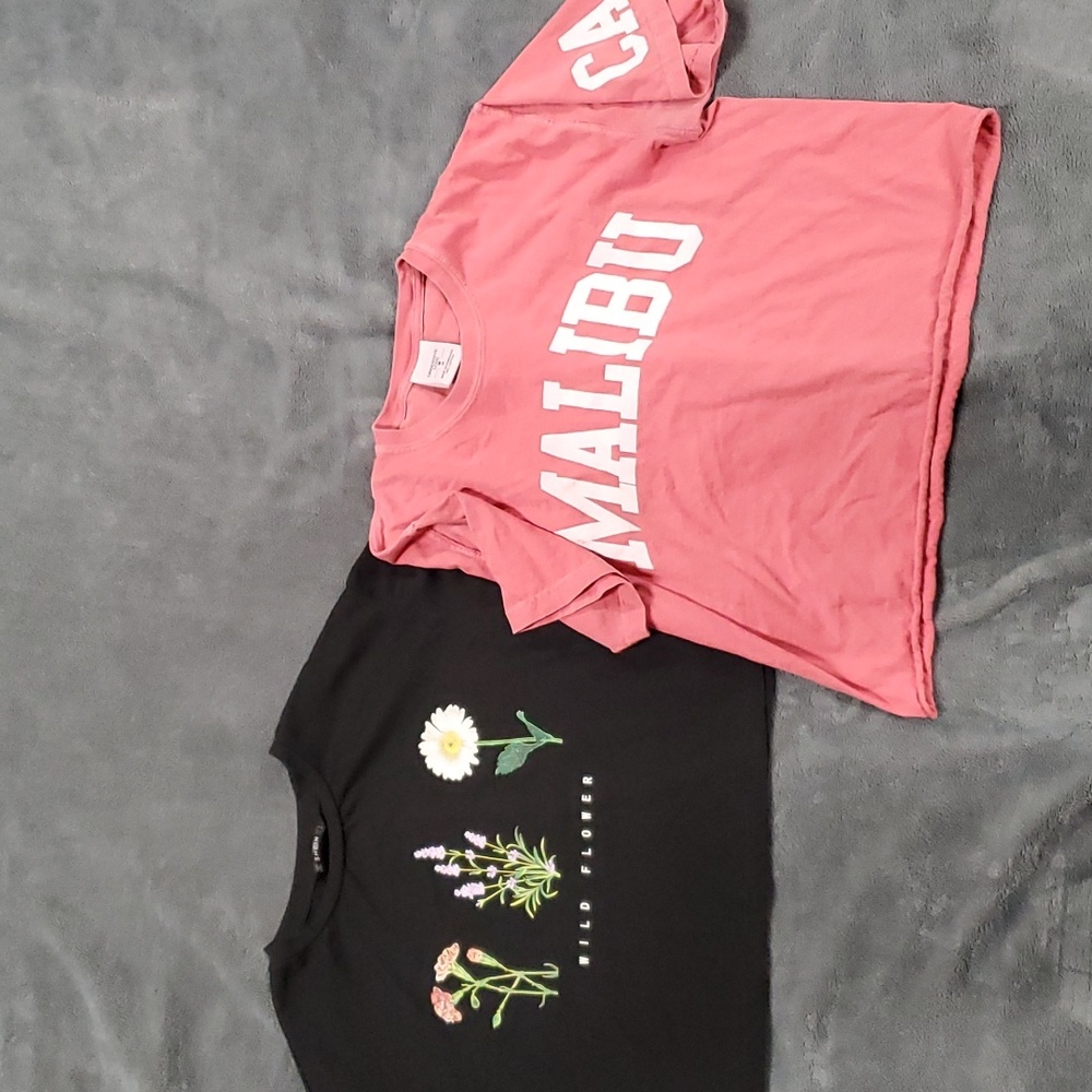 M Obsessive Love & Shein Cropped tshirts